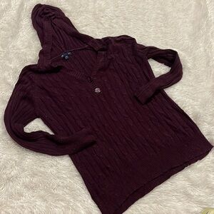 6/$20 Soft Gap hooded pullover sweater L